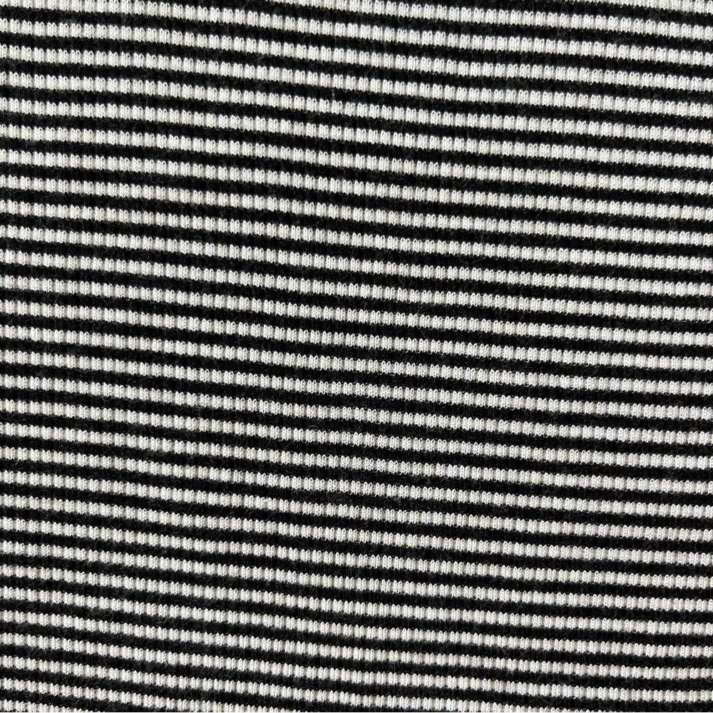 Aeropostale black/white striped ribbed high neck tank top size small - Picture 6 of 6
